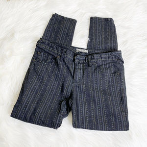 FREE PEOPLE printed skinny jeans